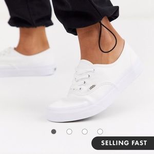 Vans Classic Authentic triple white sneakers